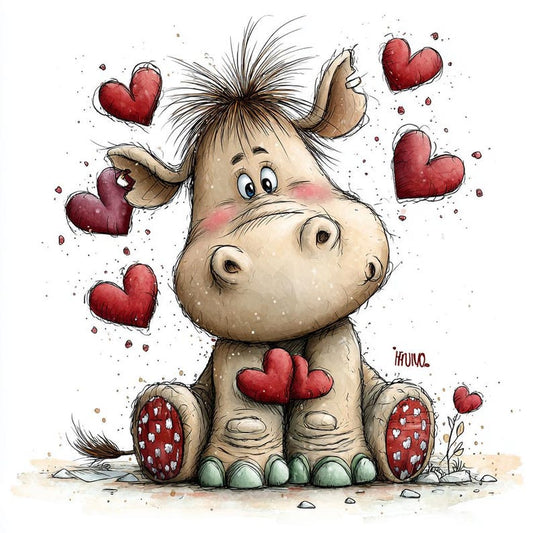 41 JPG Valentine Safari Animals Clipart – Cute Jungle Animals