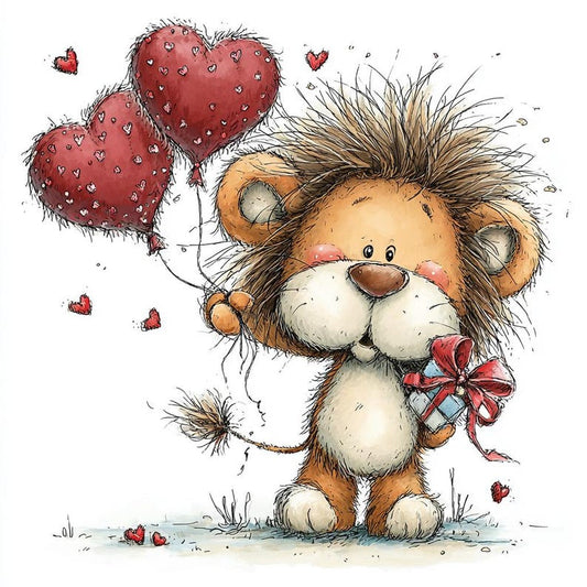 41 JPG Valentine Safari Animals Clipart – Cute Jungle Animals